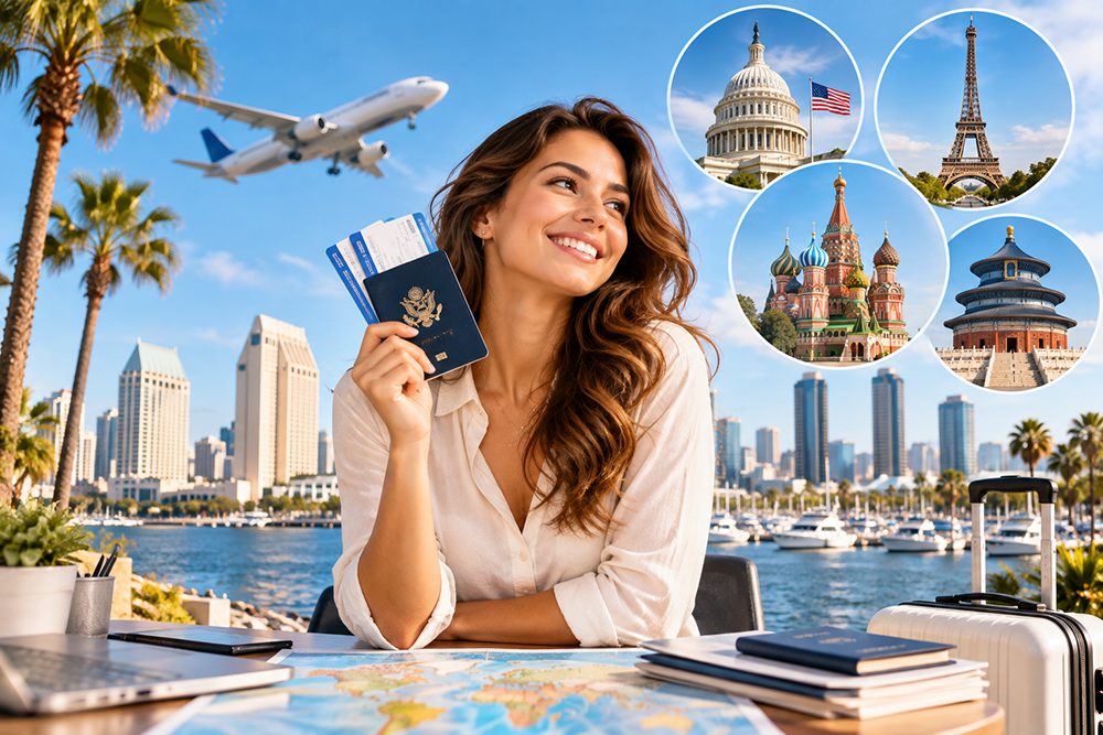 US Passport & International Visa Services in San Diego, CA